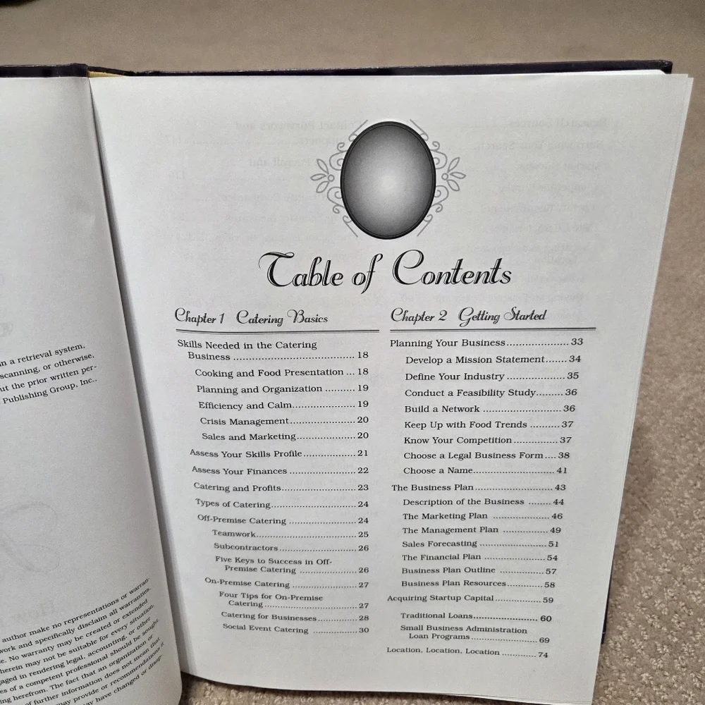 The Professional Caterer's Handbook: How to Open and Operate A Catering Buisness
